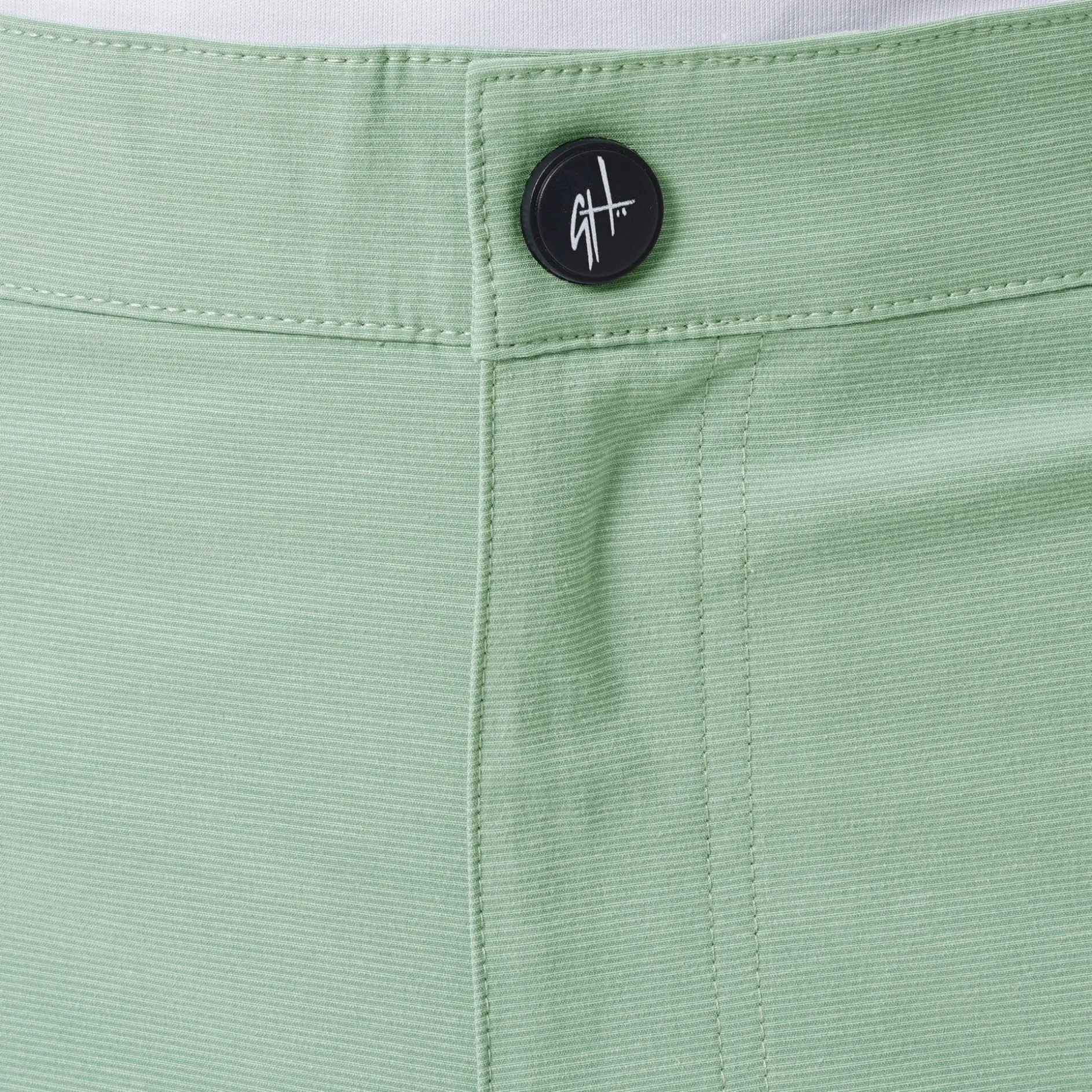 Men's Green Performance Hybrid Short 4-Way Stretch