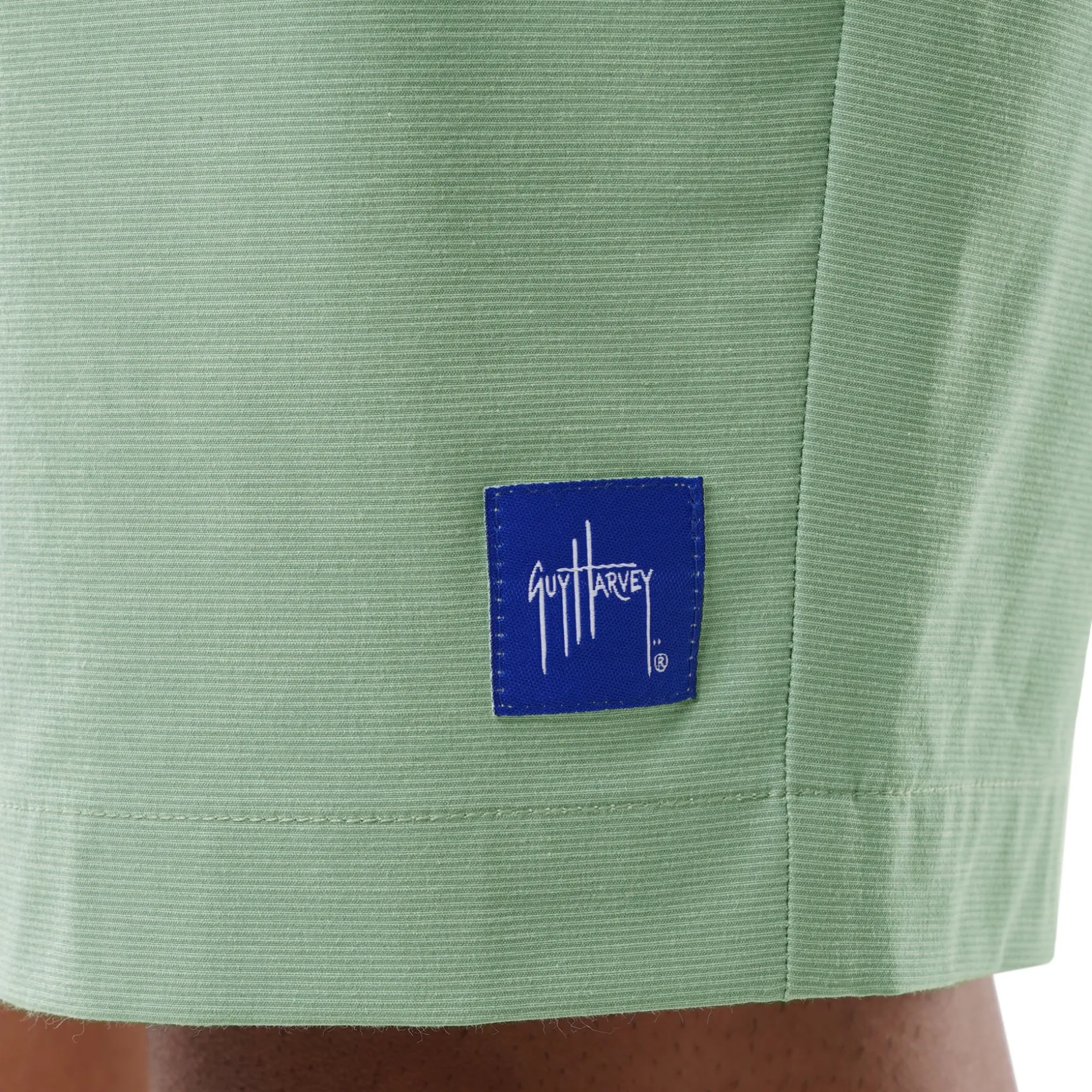 Men's Green Performance Hybrid Short 4-Way Stretch