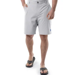 Men's Grey Performance Hybrid Short 4-Way Stretch