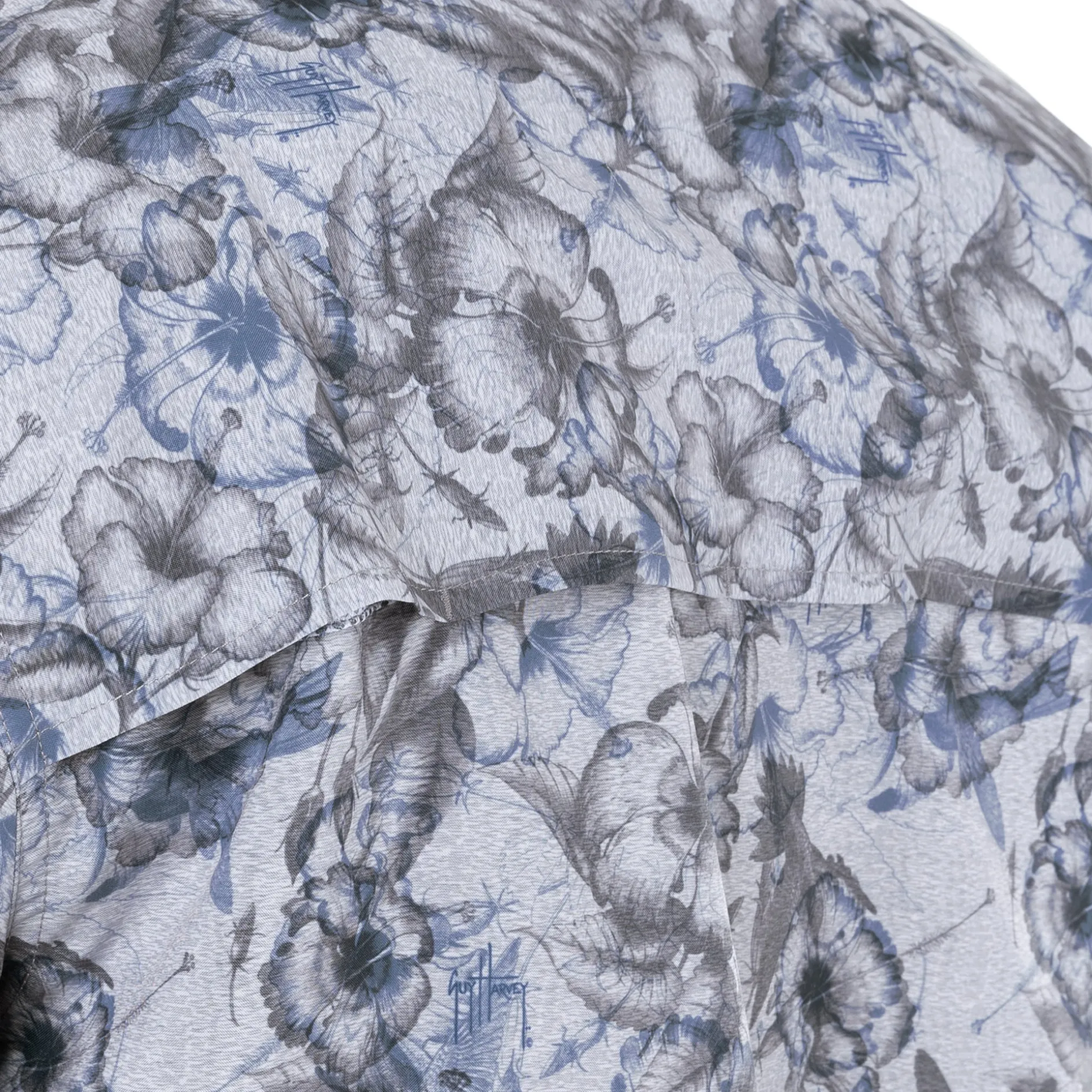 Men's Hibiscus Heather Performance Fishing Shirt