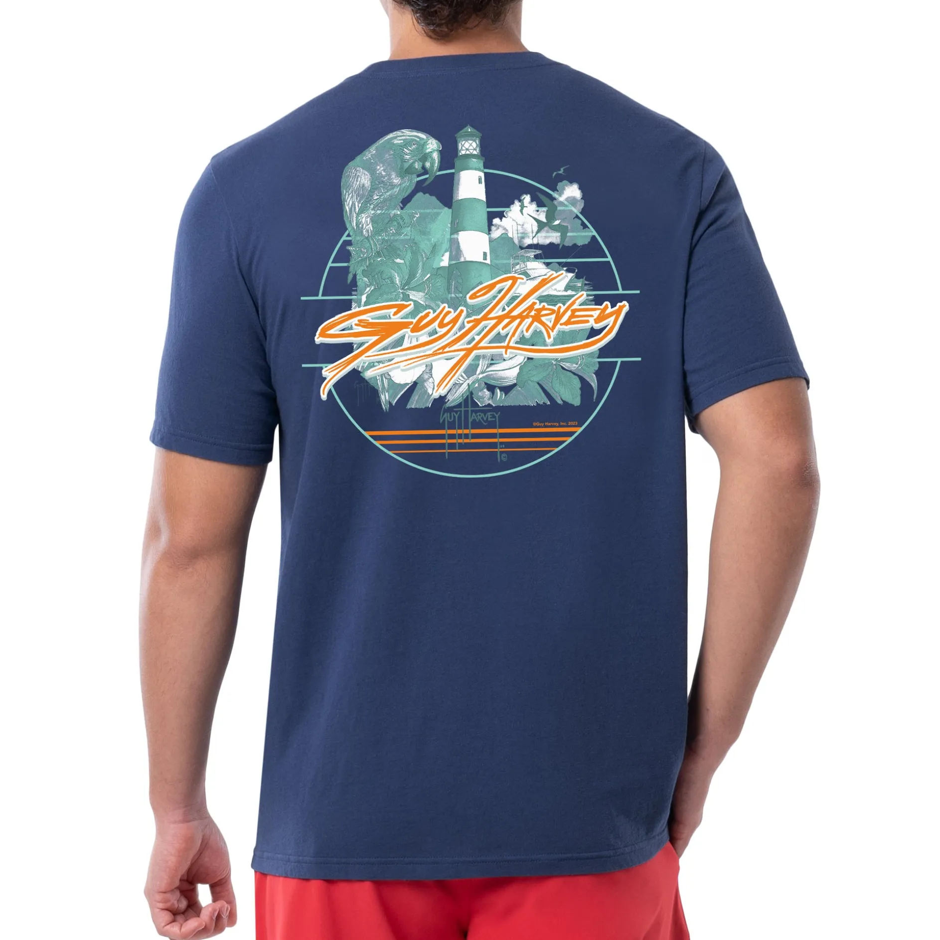 Men's Lighthouse Short Sleeve Pocket T-Shirt