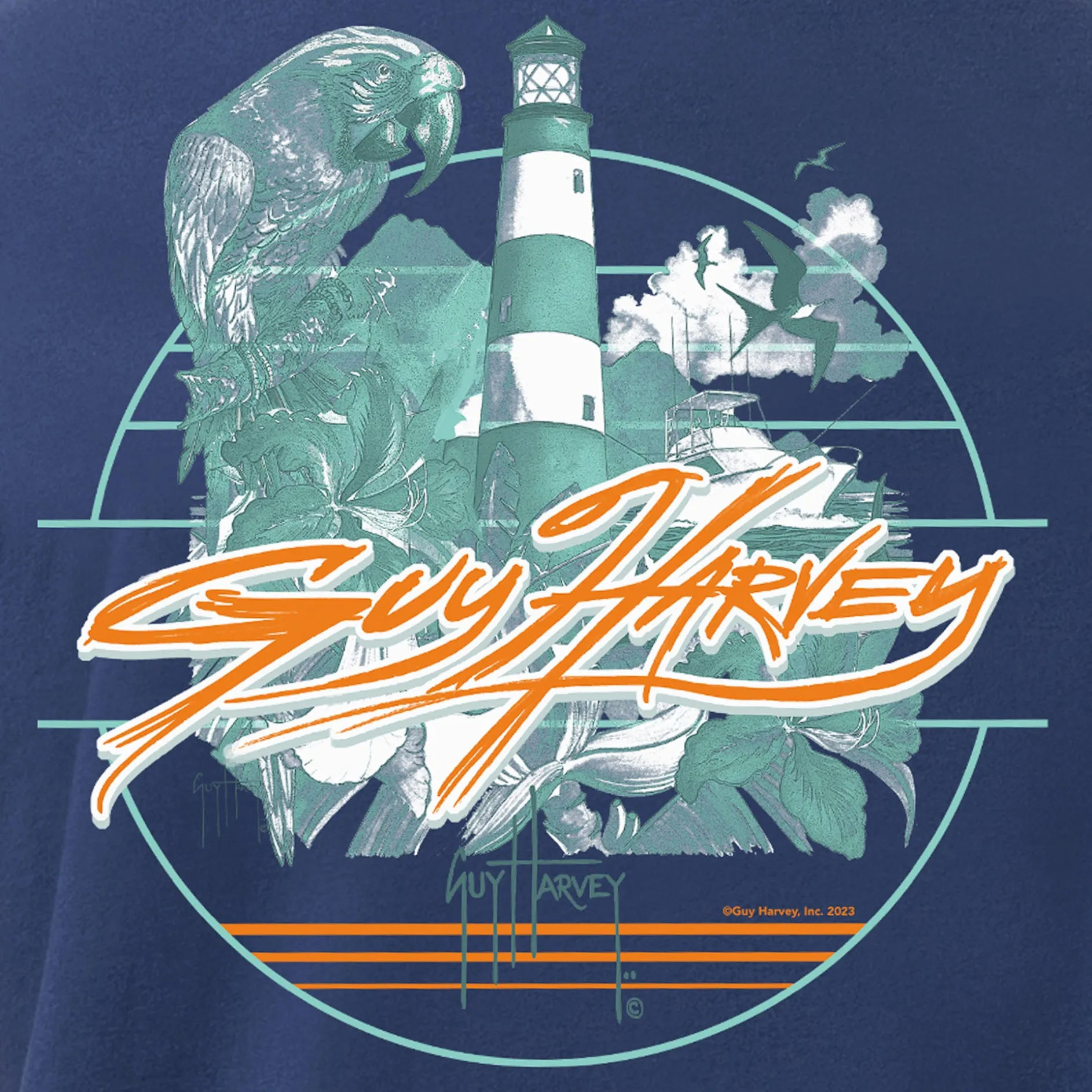 Men's Lighthouse Short Sleeve Pocket T-Shirt