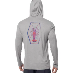 Men's Lobster Key Long Sleeve Performance Hoodie