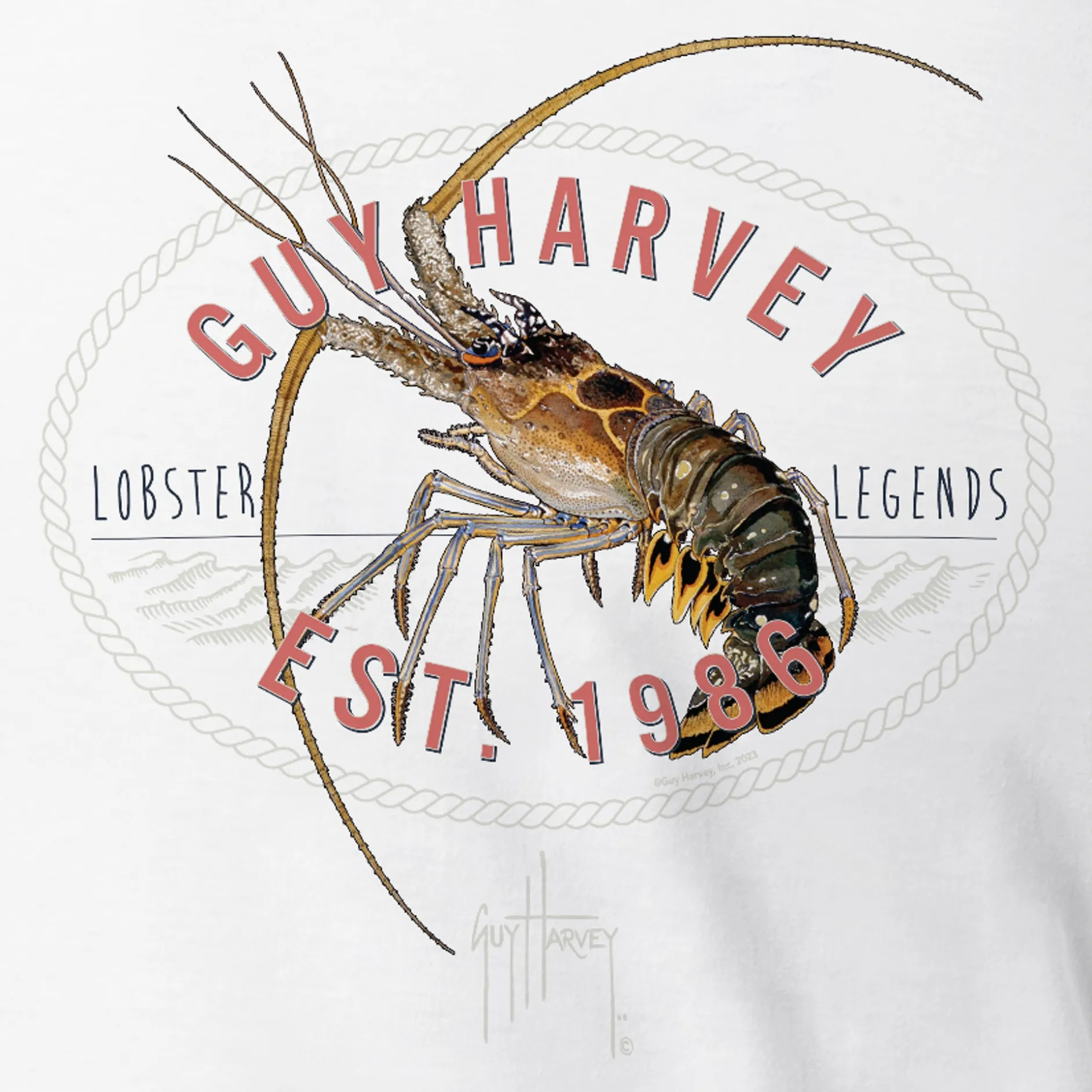 Men's Lobster Legends Short Sleeve Pocket T-Shirt