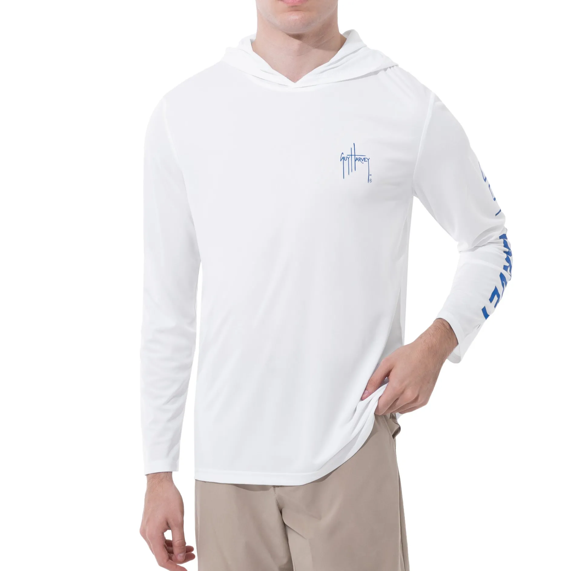Men's Long Sleeve Sun Protection Hoodie UPF 50+