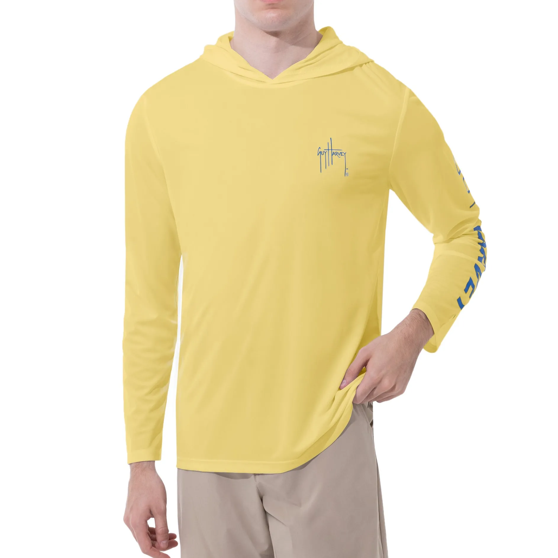 Men's Long Sleeve Sun Protection Hoodie UPF 50+