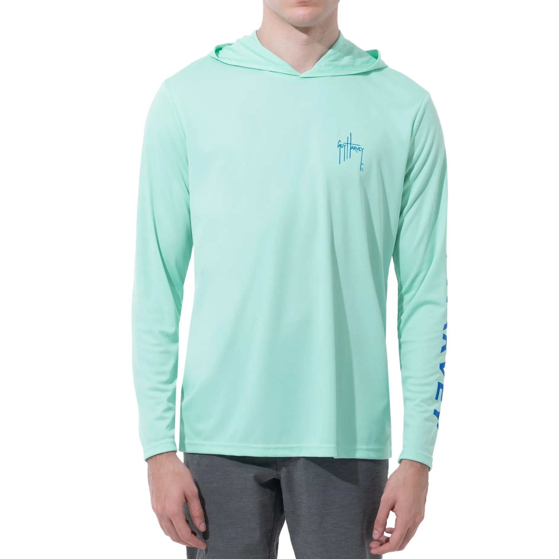 Men's Long Sleeve Sun Protection Hoodie UPF 50+