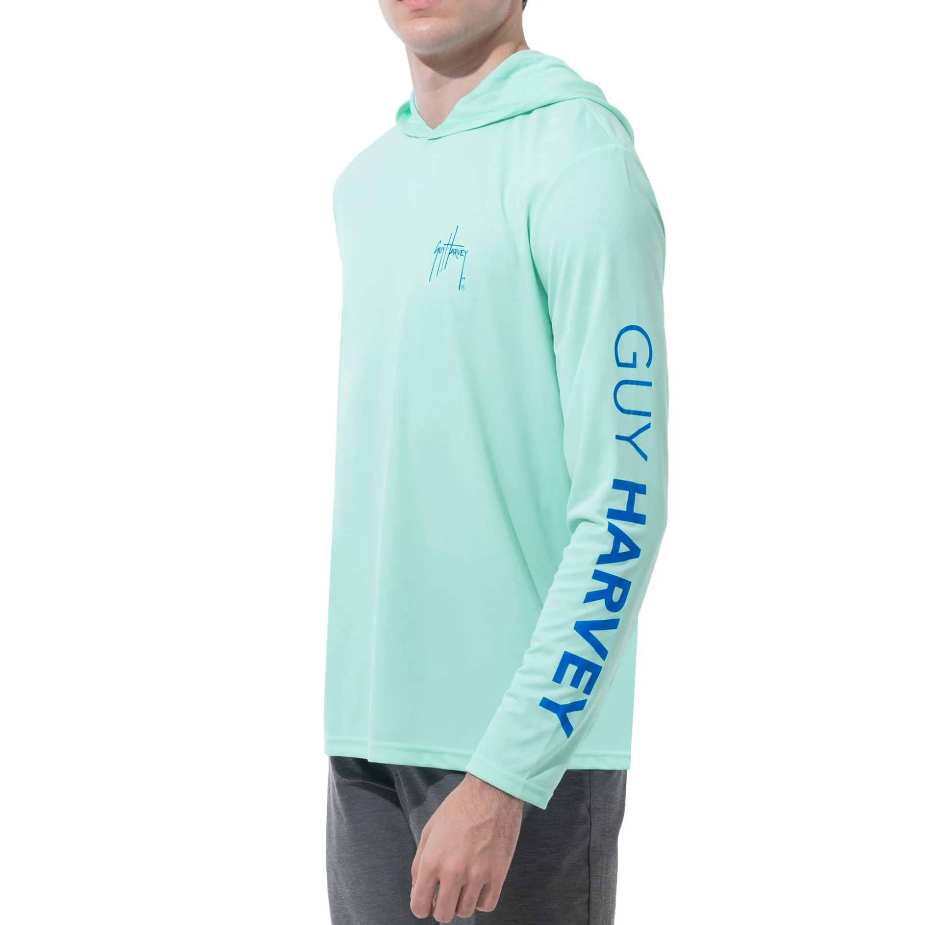 Men's Long Sleeve Sun Protection Hoodie UPF 50+