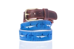 Men's Mako Leather Tab Belt