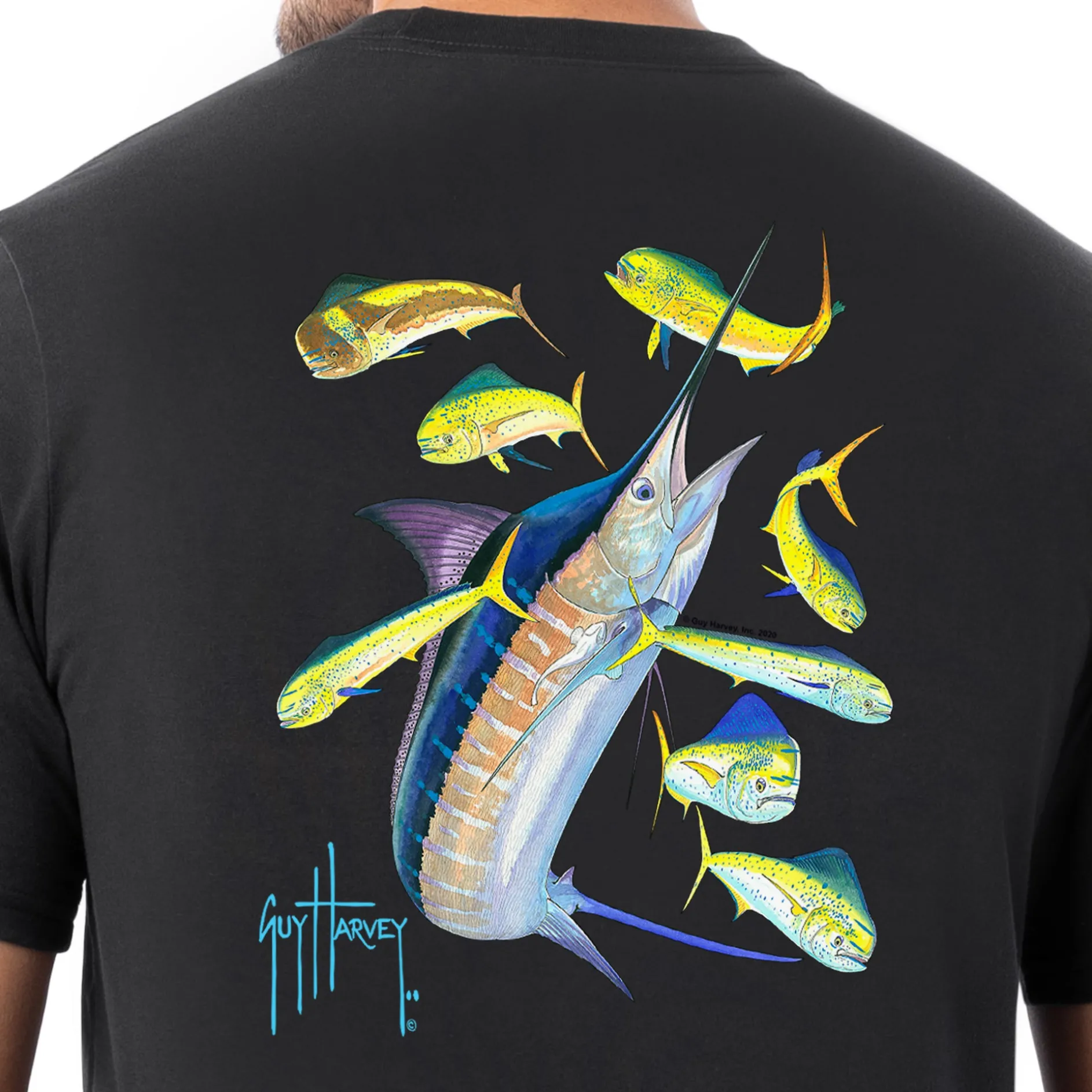 Men's Marlin Dorado Short Sleeve Pocket T-Shirt