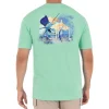 Men's Marlin Sunset Short Sleeve Pocket T-Shirt