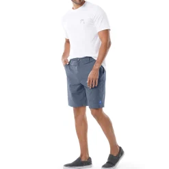 Men's Navy Performance Hybrid Short 4-Way Stretch