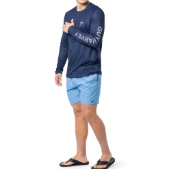 Men's Ocean Blue Performance Sun Protection Top