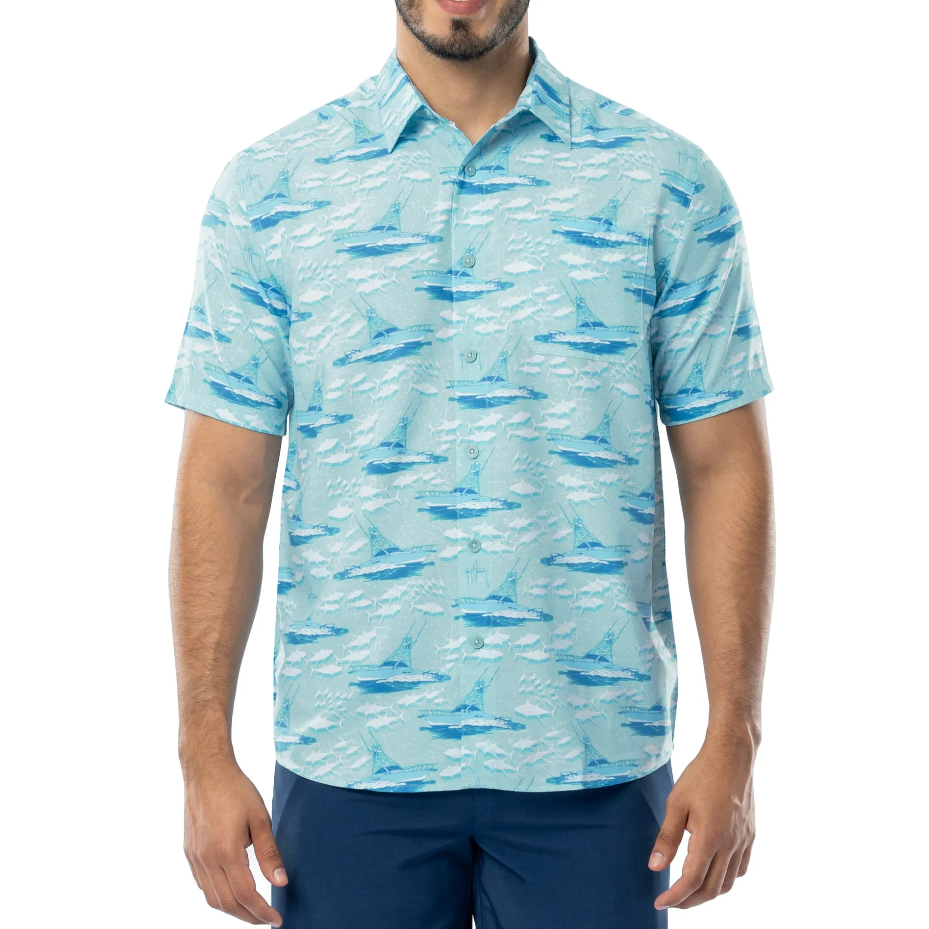Men's Offshore Charter Performance Fishing Shirt