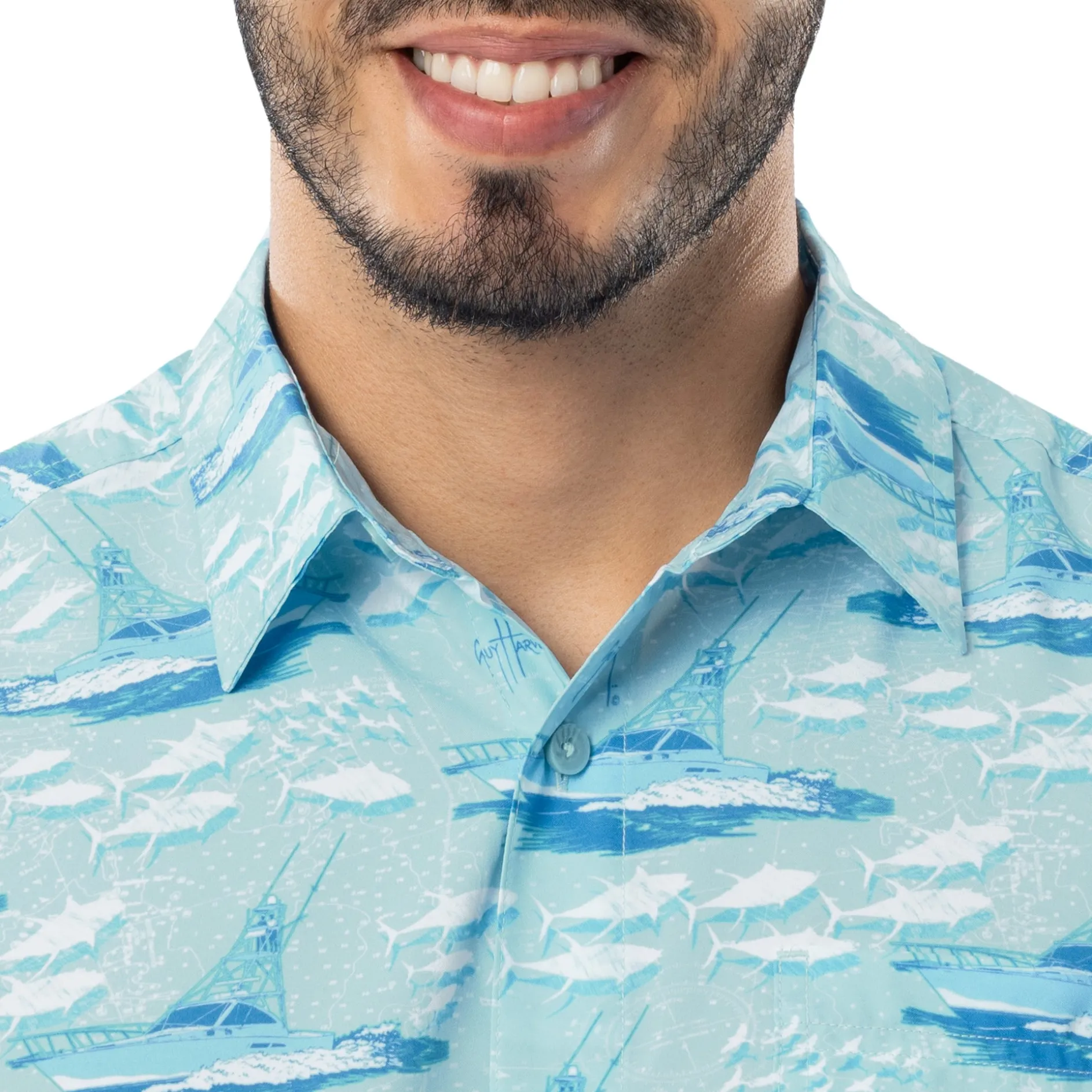 Men's Offshore Charter Performance Fishing Shirt
