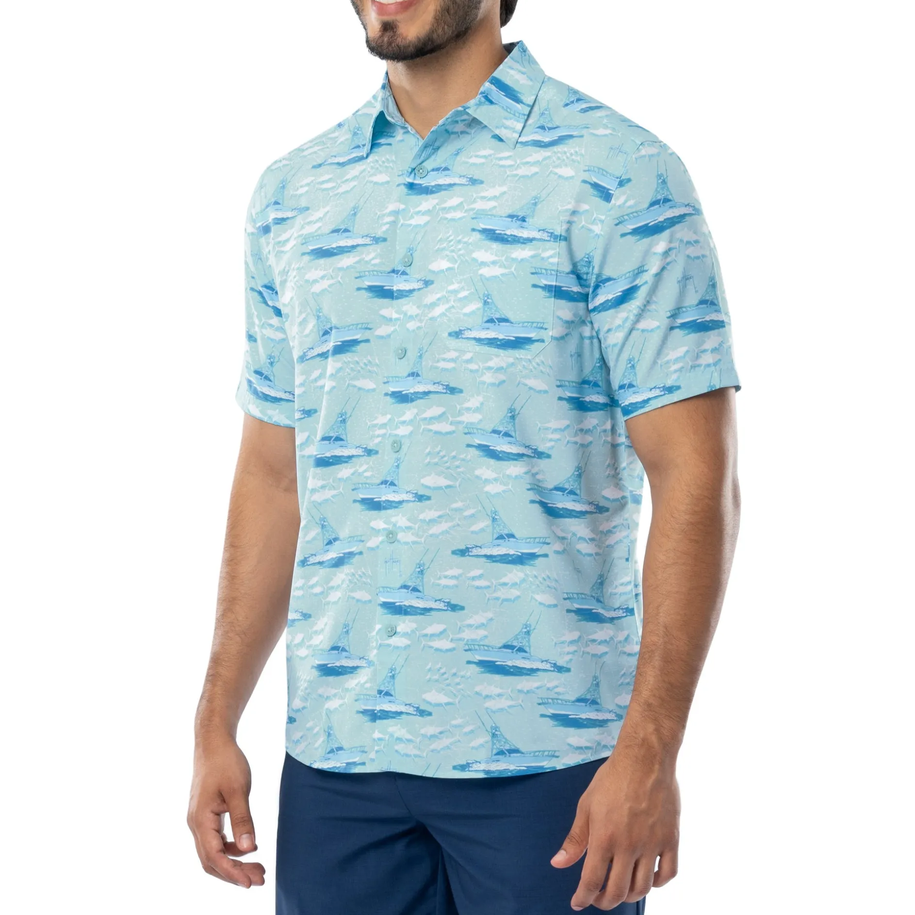 Men's Offshore Charter Performance Fishing Shirt