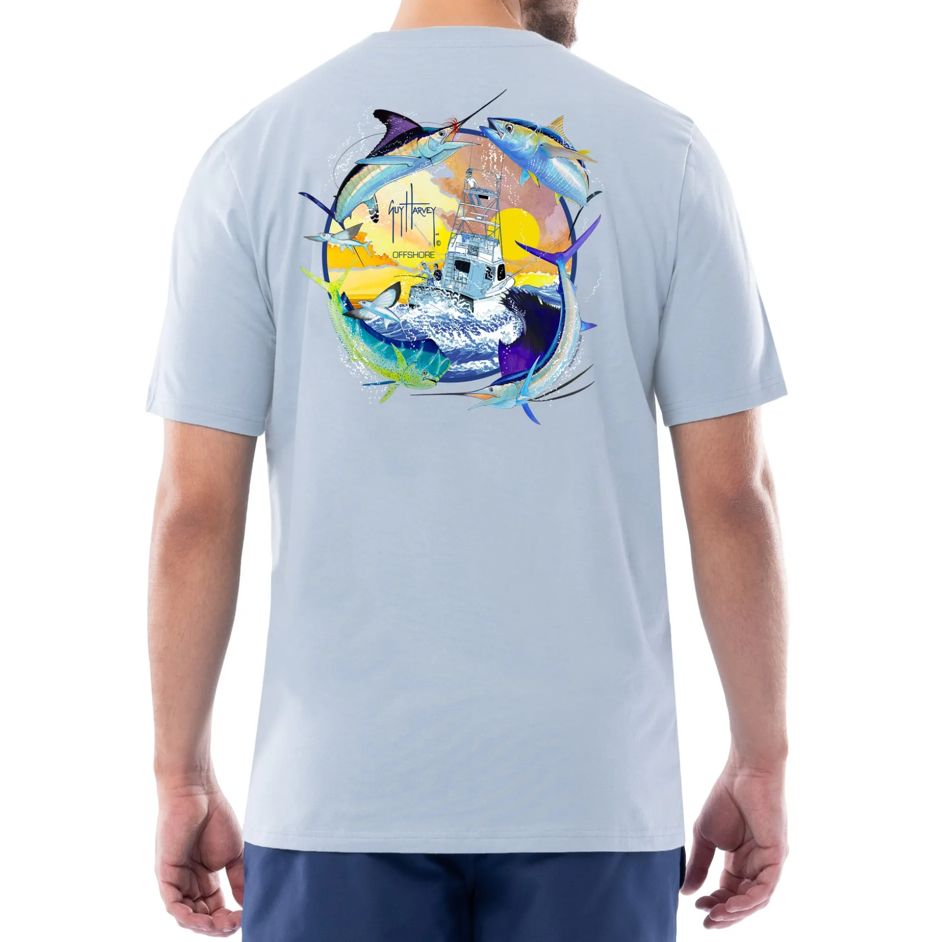 Men's Open Ocean Short Sleeve Pocket T-Shirt