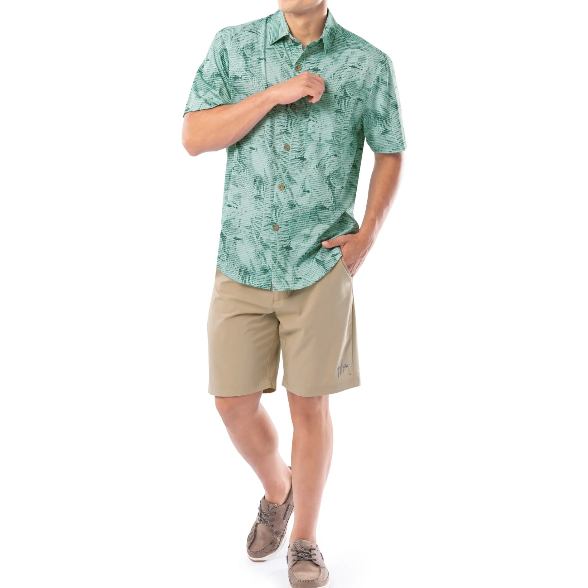 Men's Palm Coast Printed Resort Shirt