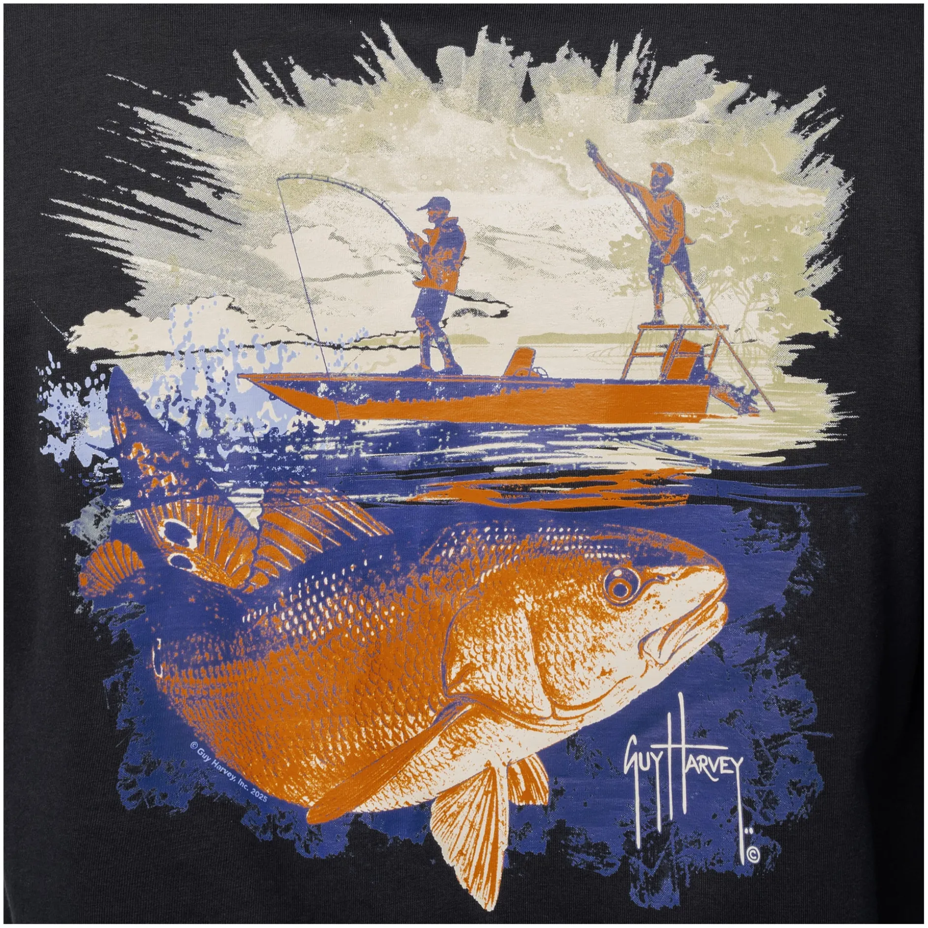 Men's Redfish Tailing Long Sleeve T-Shirt