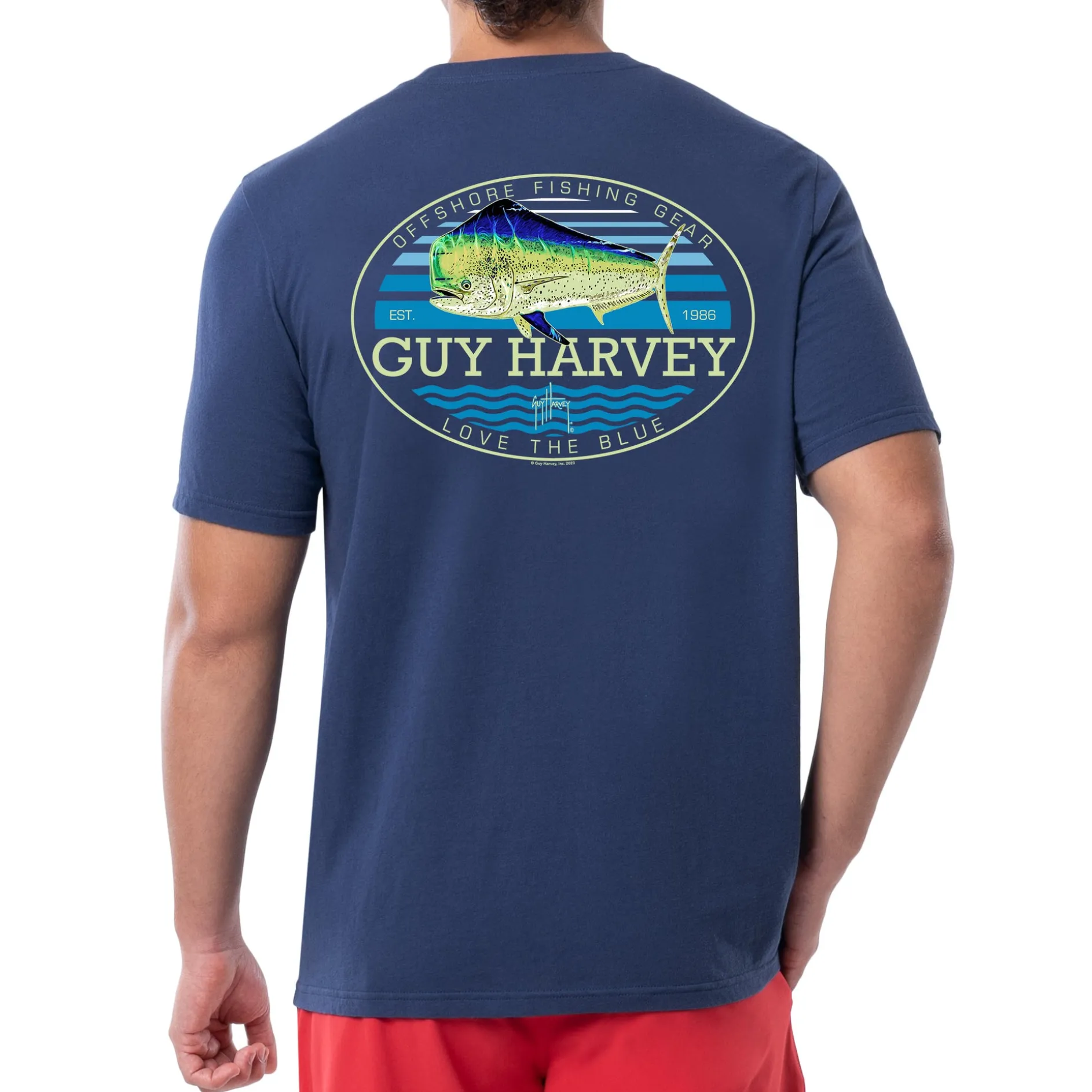 Men's Retro Style Mahi Short Sleeve Pocket T-Shirt