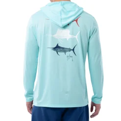 Men's RWB Scribble Long Sleeve Performance Hoodie