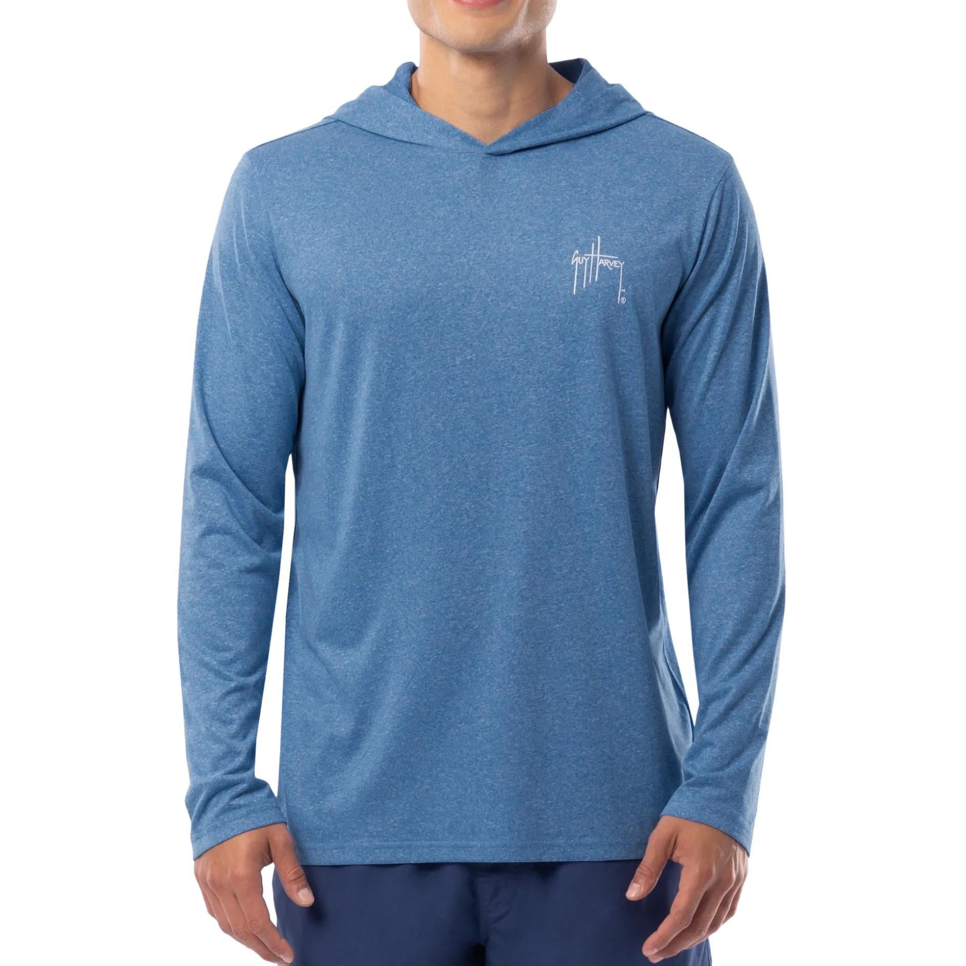 Men's Shark Sketch Long Sleeve Performance Hoodie