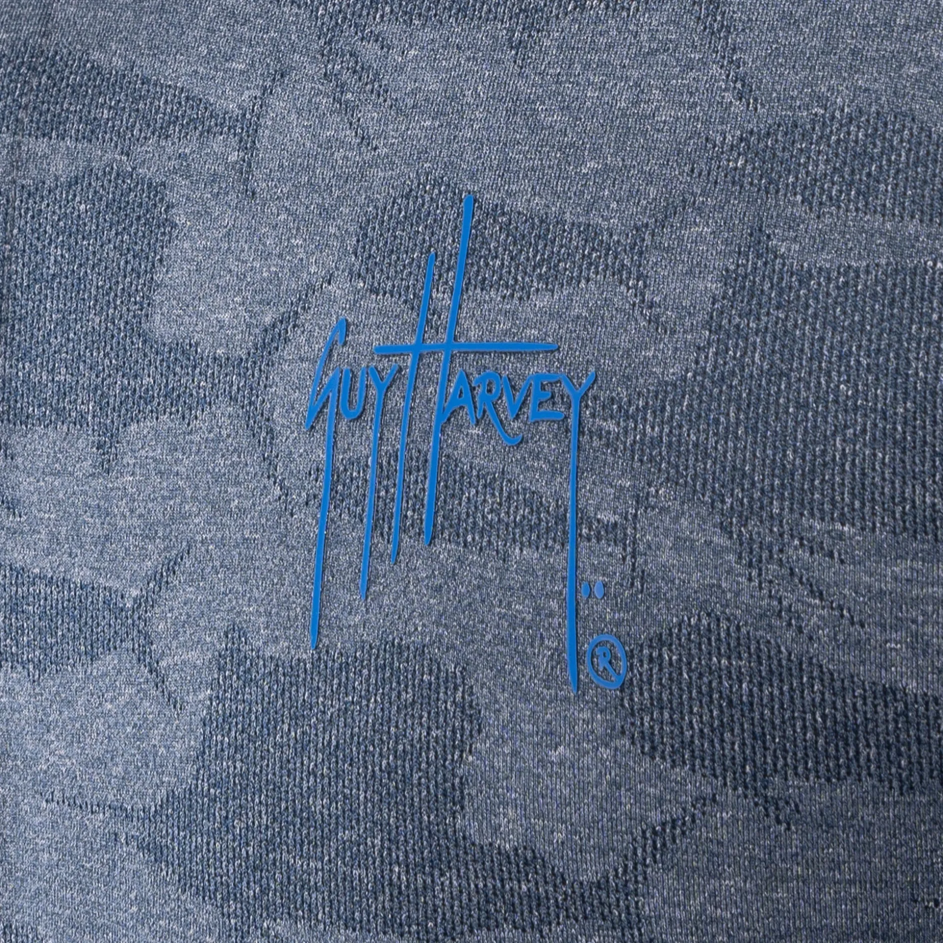 Men's Short Sleeve Bluewater Slam Jacquard Polo Shirt