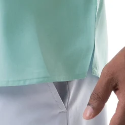 Men's Short Sleeve Heather Textured Performance Fishing Shirt