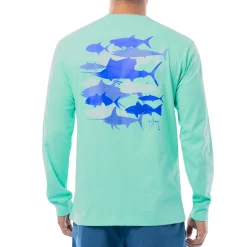 Men's Species Silos Green Long Sleeve T-Shirt