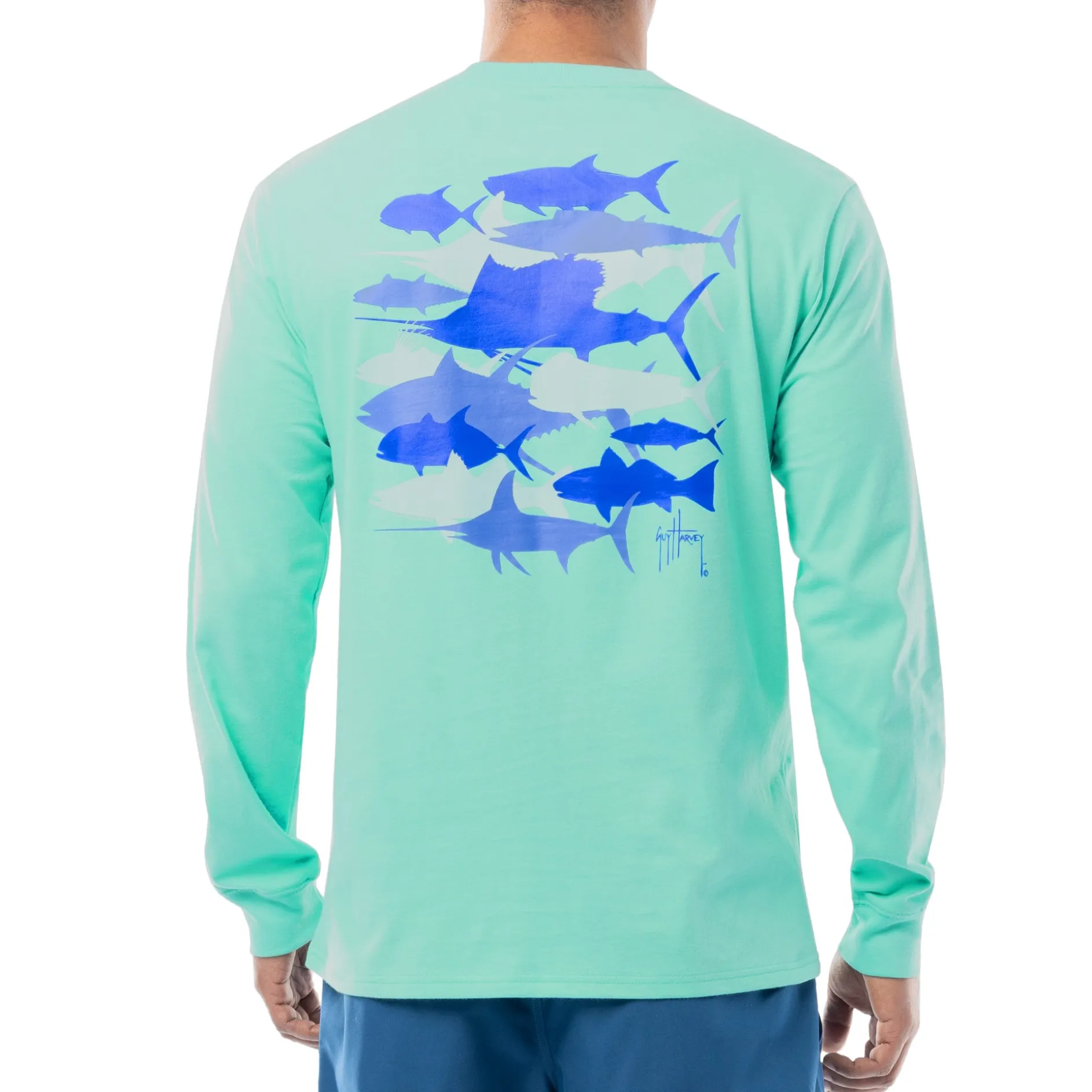 Men's Species Silos Green Long Sleeve T-Shirt