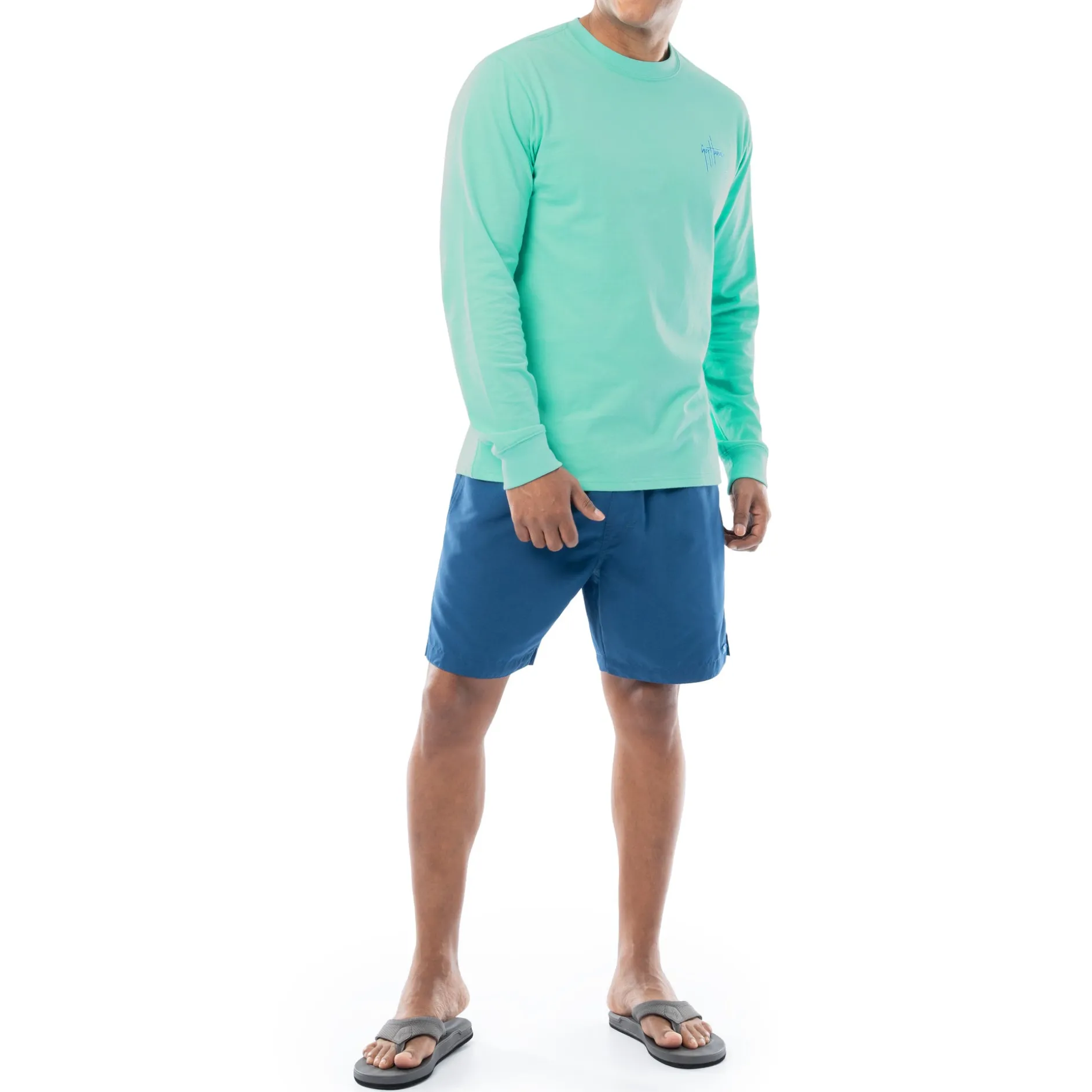 Men's Species Silos Green Long Sleeve T-Shirt