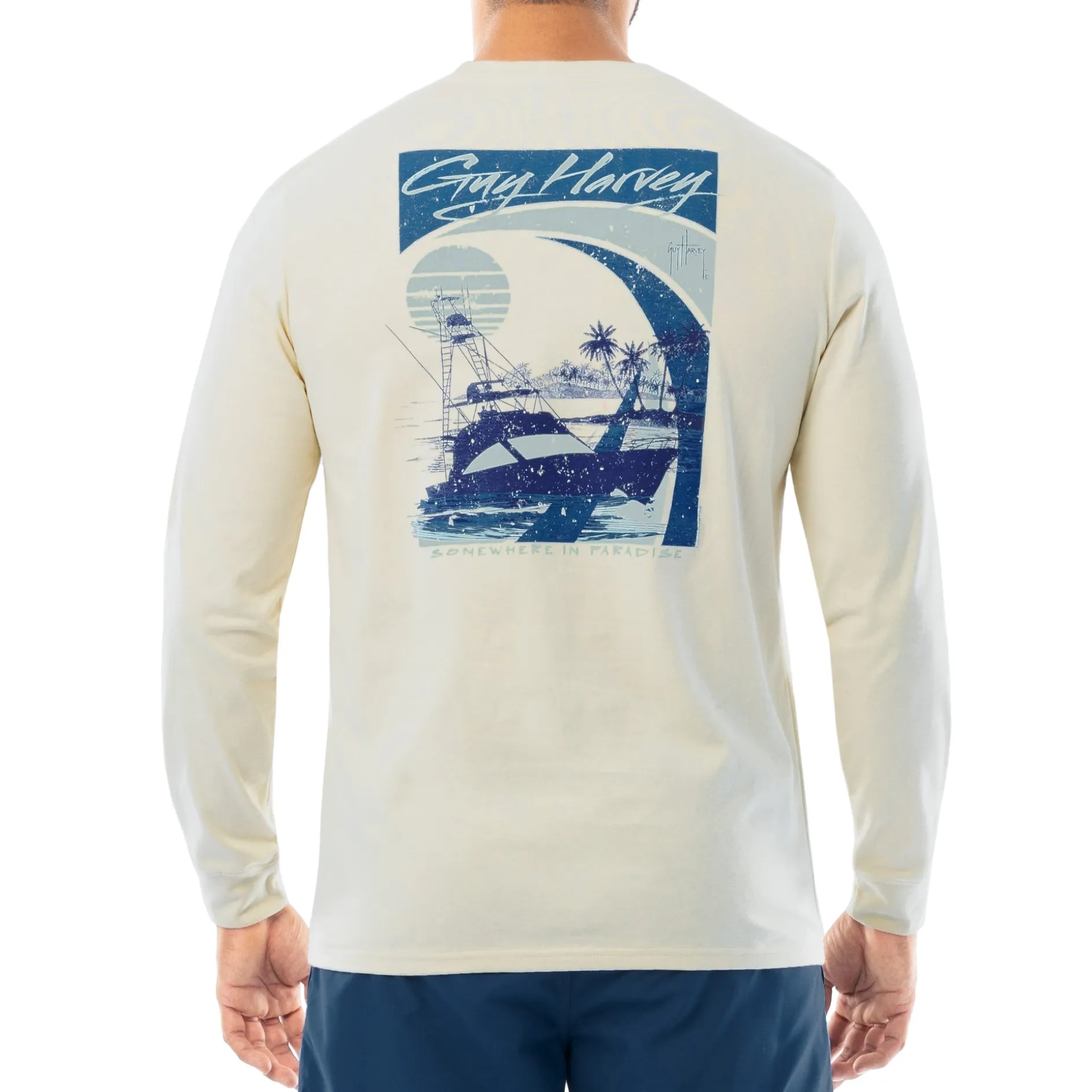 Men's Sunset Paradise Long Sleeve T-Shirt