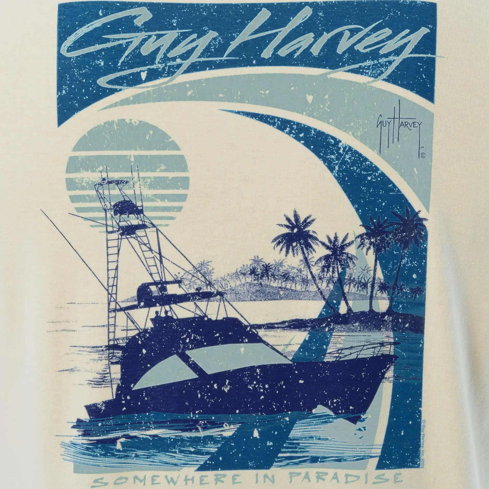 Men's Sunset Paradise Long Sleeve T-Shirt