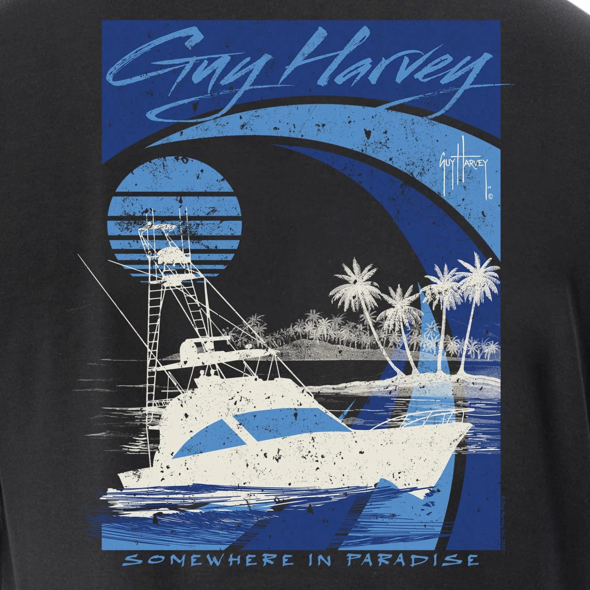 Men's Sunset Paradise Short Sleeve Pocket T-Shirt