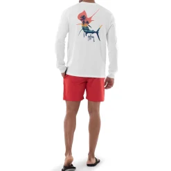 Men's Sunset Silhouette Long Sleeve T-Shirt