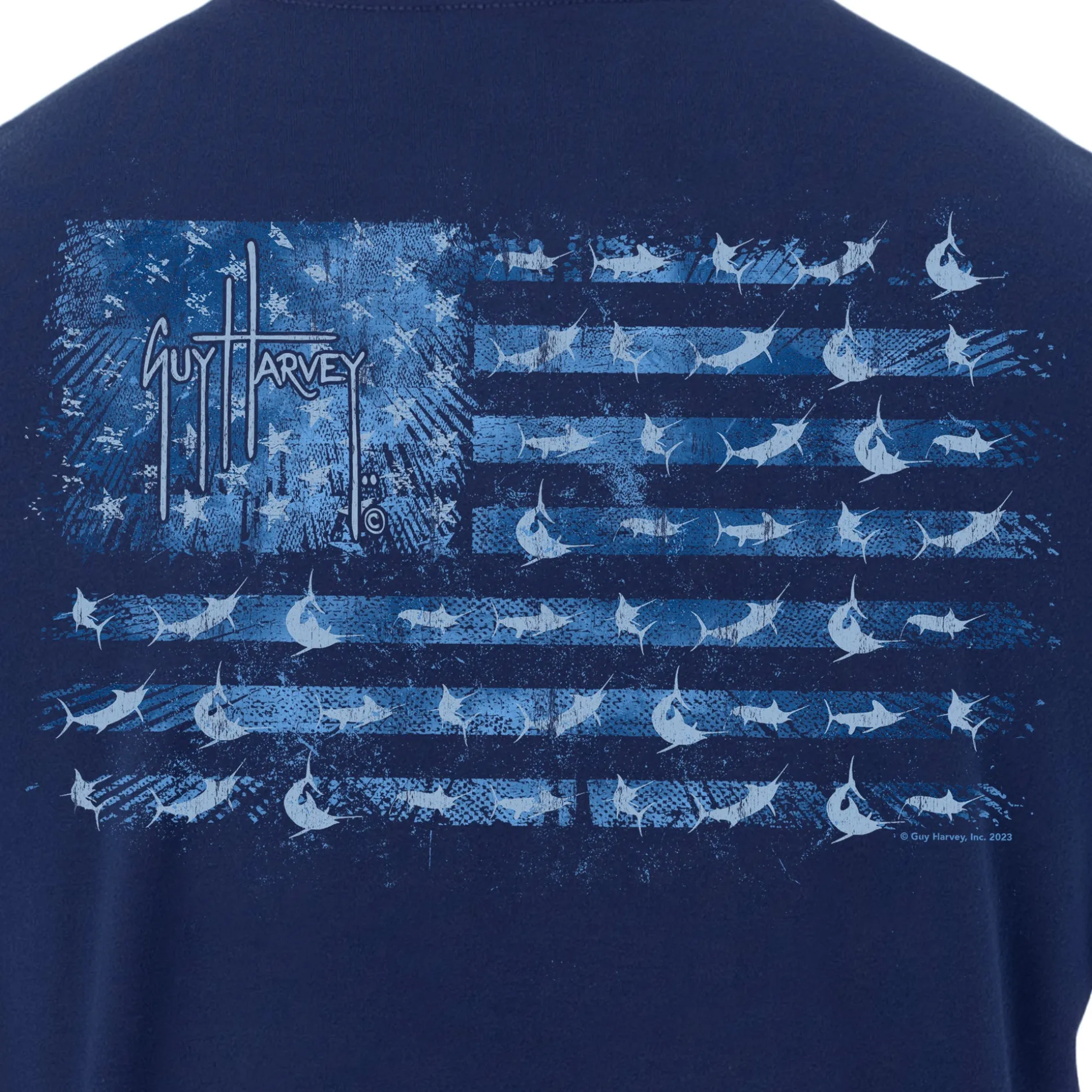 Men's Tonal USA Flag Long Sleeve T-Shirt