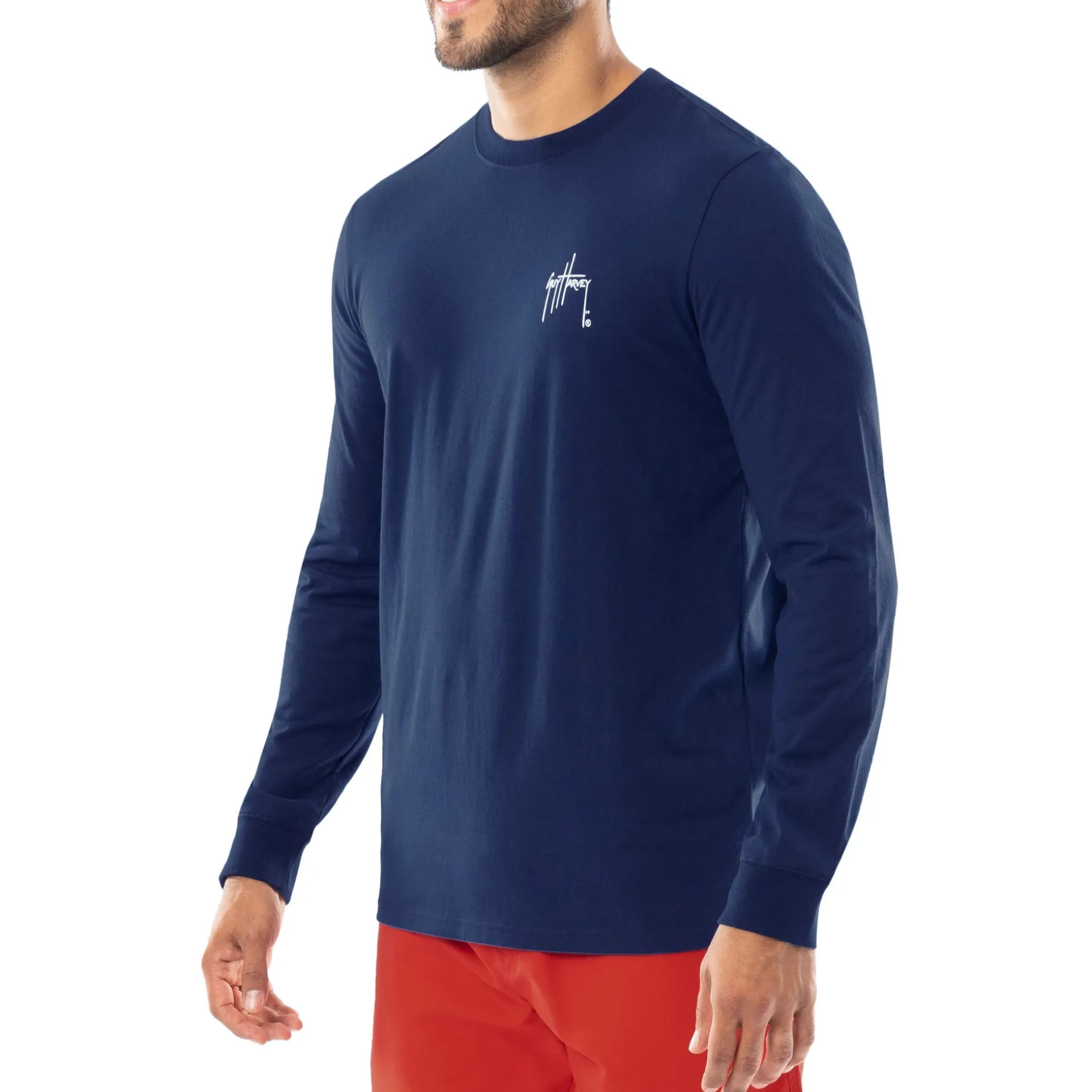 Men's Tonal USA Flag Long Sleeve T-Shirt