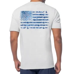 Men's Tonal USA Gray Short Sleeve T-Shirt