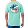 Men's Vintage Sharks Short Sleeve Pocket T-Shirt