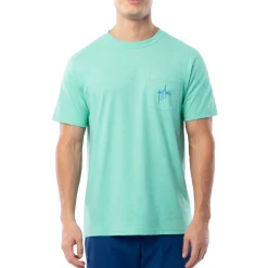 Men's Vintage Sharks Short Sleeve Pocket T-Shirt