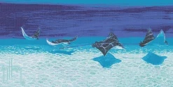 Moving Through Mosaic Mural - Large