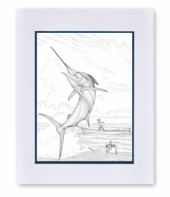 "Old Man Pen & Pencil" Grande Mini Print