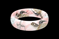 Pink Sea Turtle Thin Ring by Groove Life