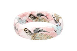 Pink Sea Turtle Thin Ring by Groove Life