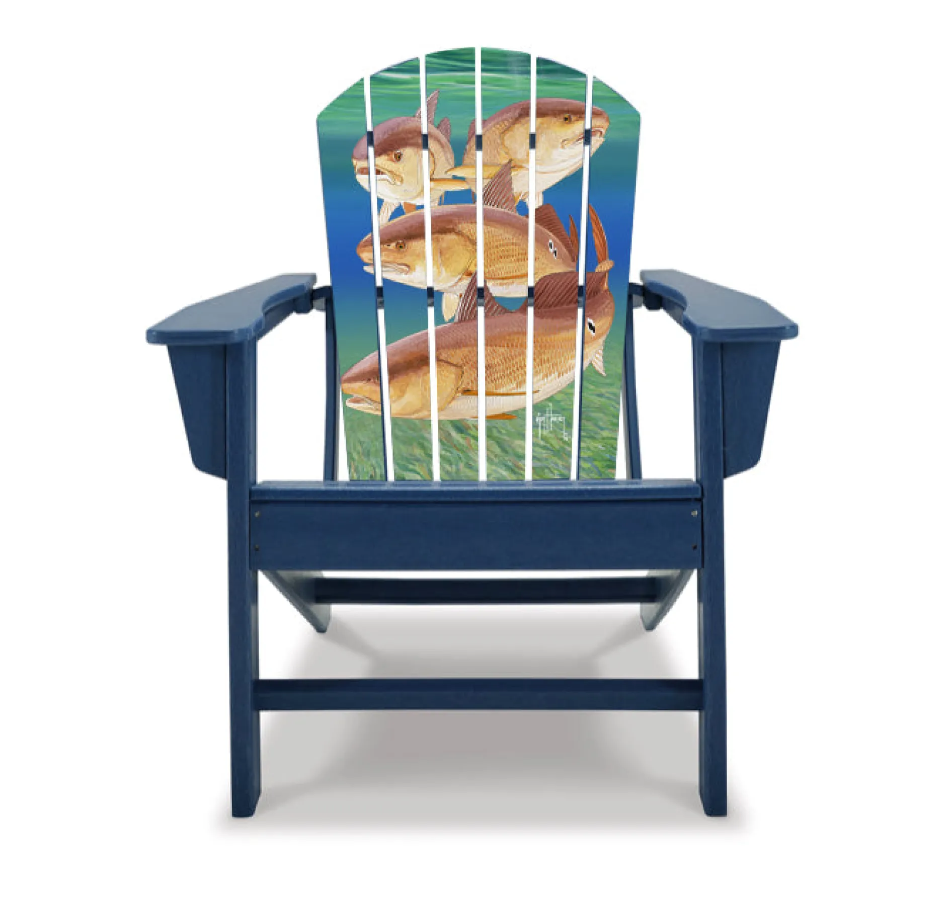 Redfish and Sea Grass Adirondack Chair