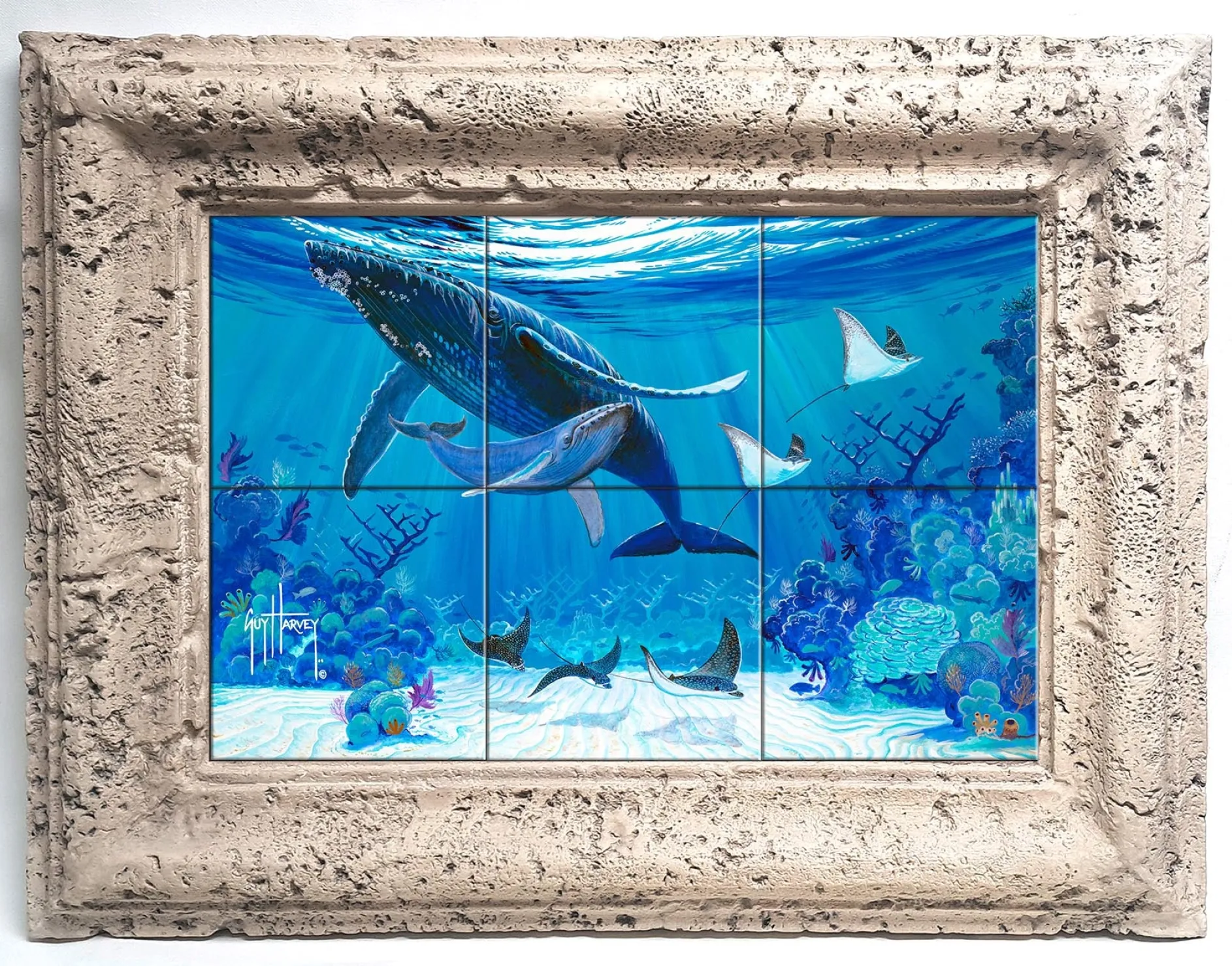 "Reef Sanctuary" Tile Art