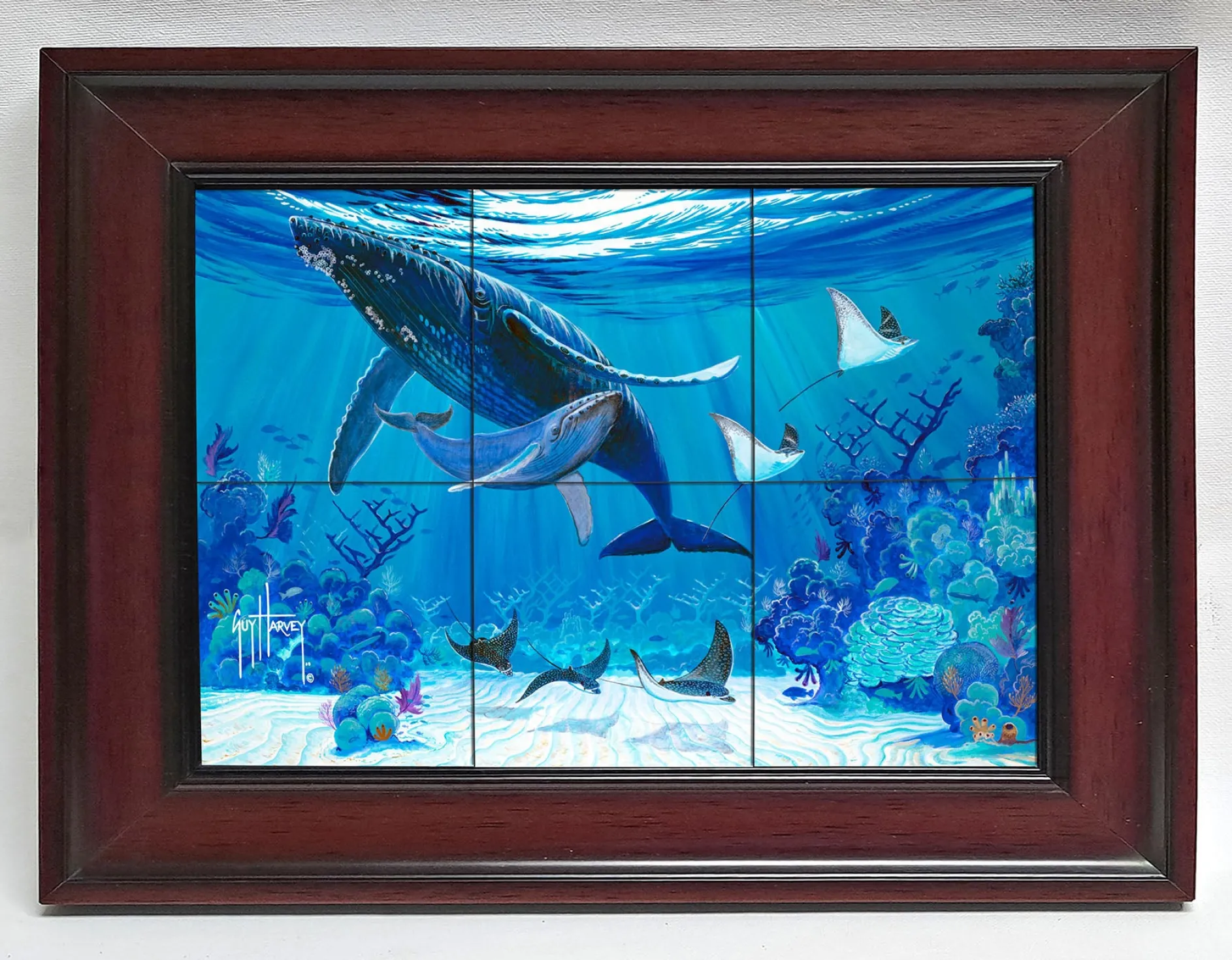 "Reef Sanctuary" Tile Art