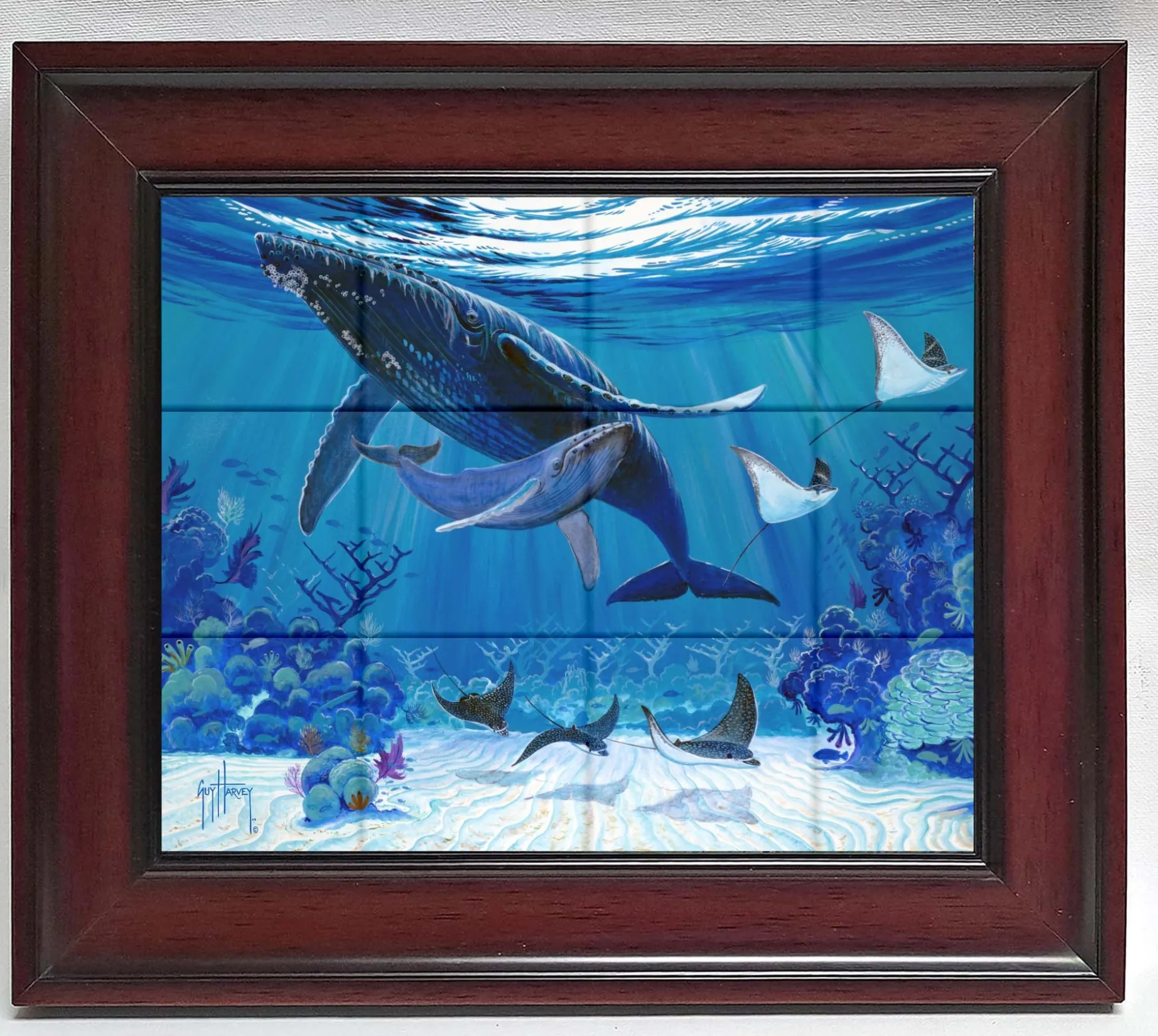 "Reef Sanctuary" Tile Art