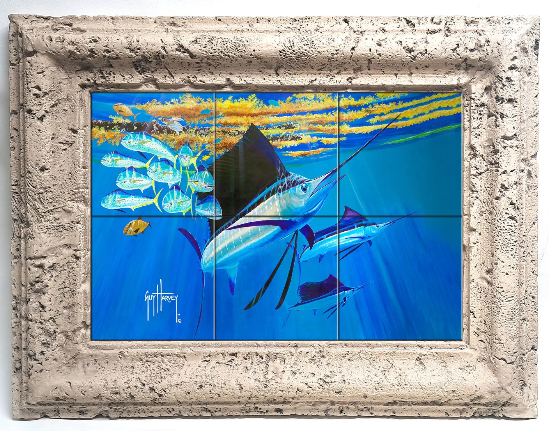 "Sails Ahoy" Tile Art