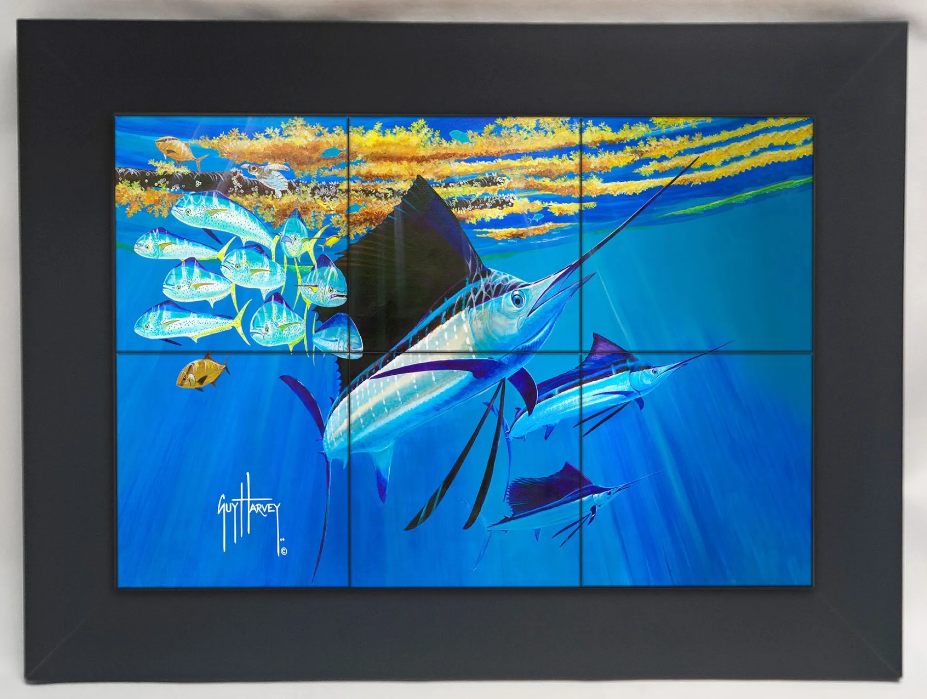 "Sails Ahoy" Tile Art